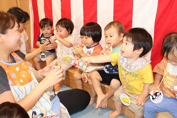 夏祭り開催です